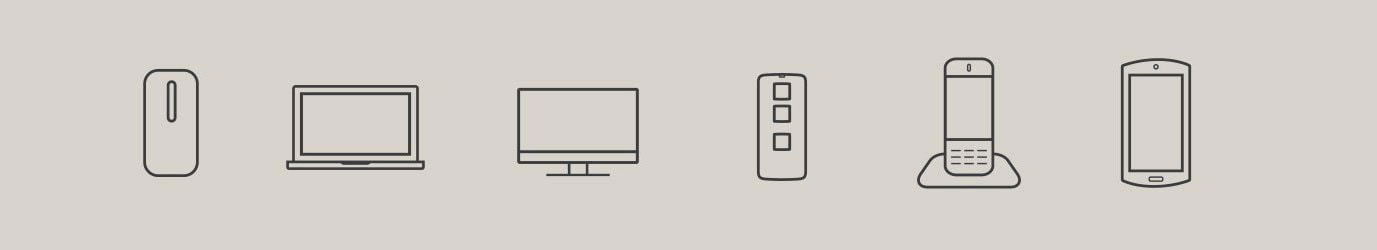 様々なデジタル機器と接続